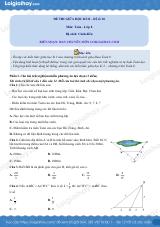 Đề thi giữa kì 2 Toán 8 Cánh diều - Đề số 10